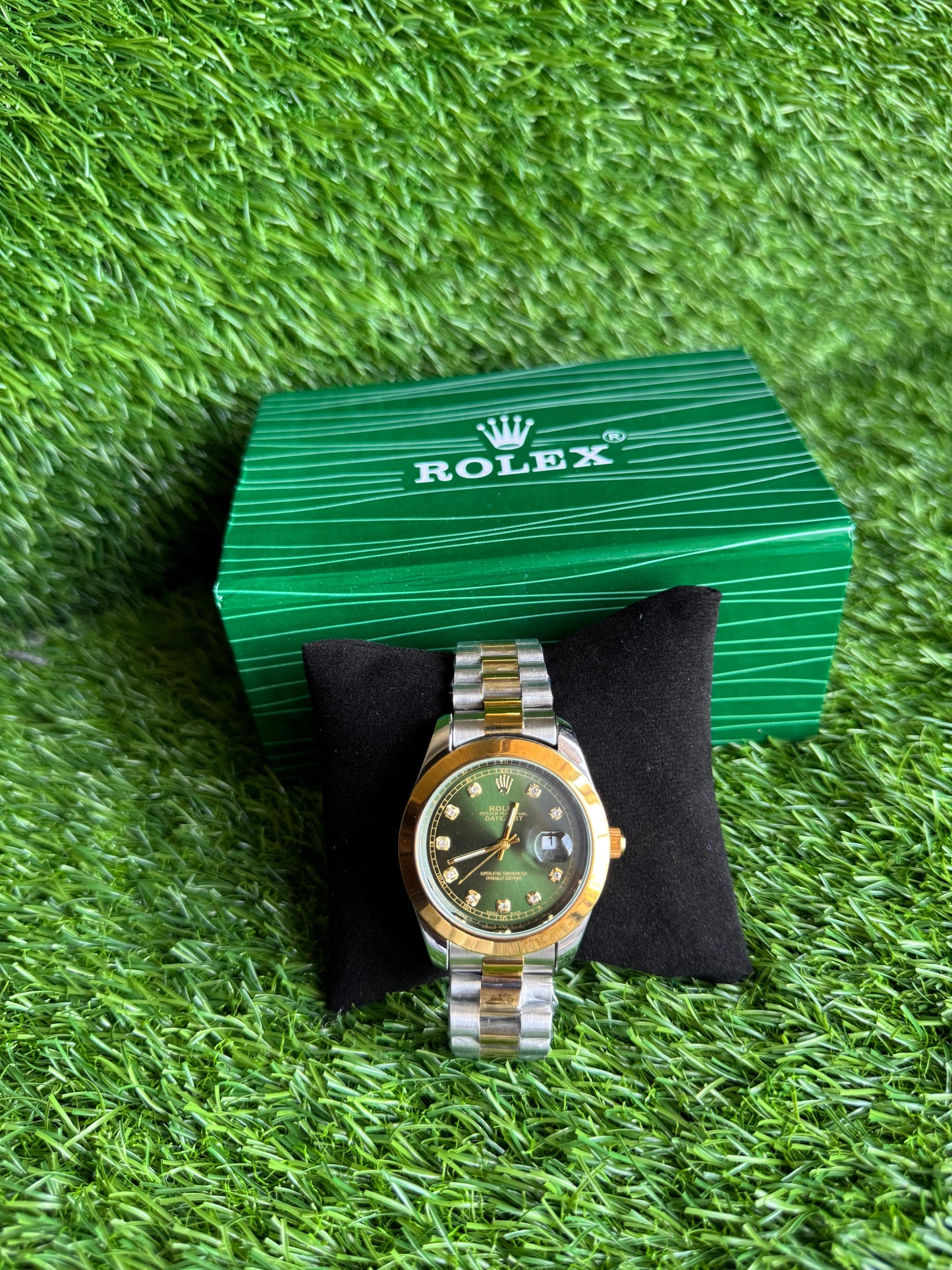 Rolex Luxury Two-Tone Wrist Watch – Premium Box Edition