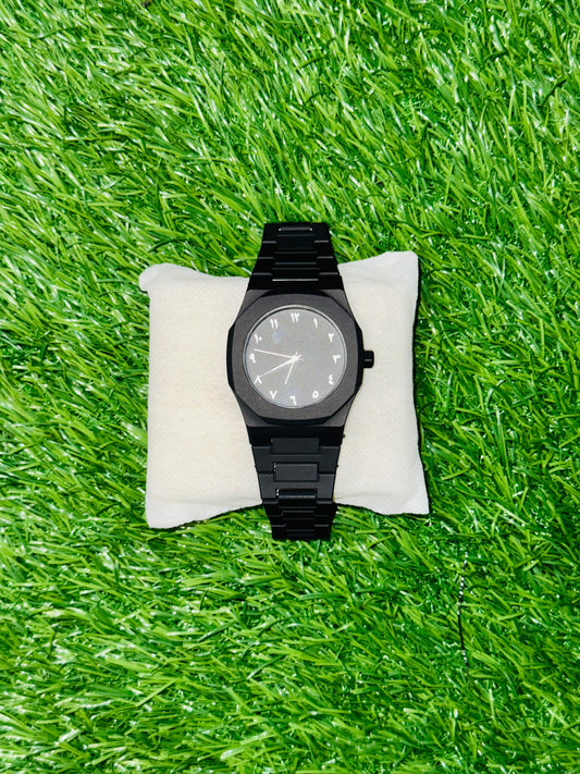 Black Arabic Watch – Premium 1st Edition Carbon Fiber