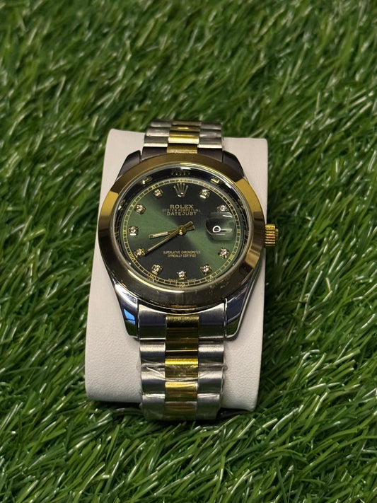 Rolex Luxury Two-Tone Wrist Watch – Premium Box Edition